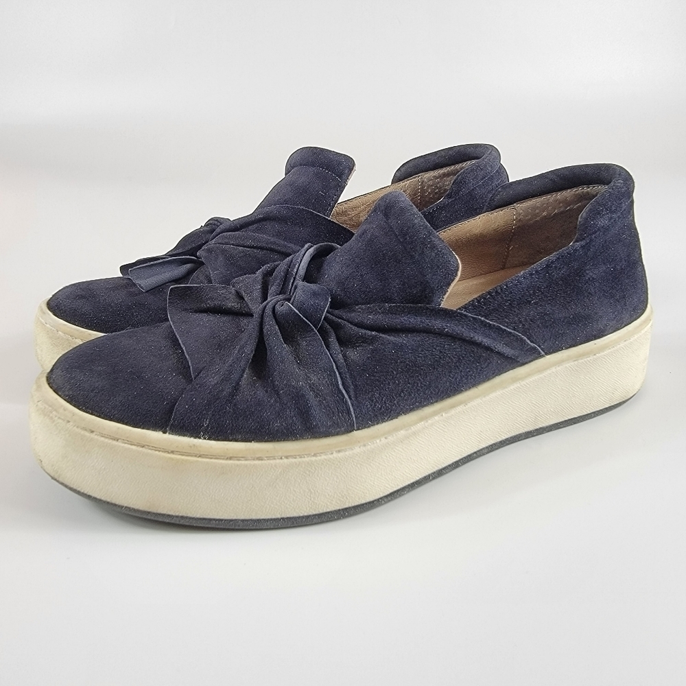Donald J Pliner Celeste Slip-on Platform Sneakers in Navy, 6.5